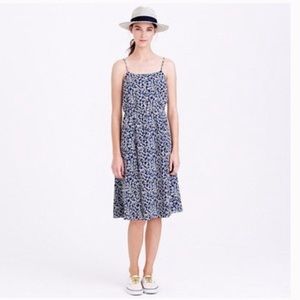J Crew Blue Floral Sundress